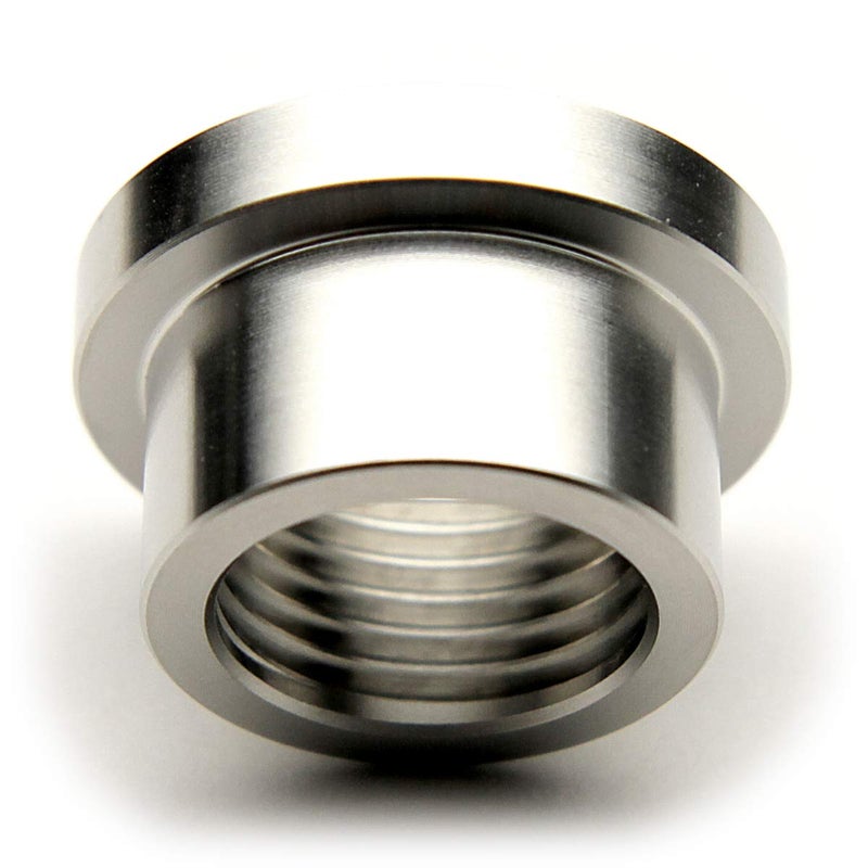 AdaptorMount 1/2" NPT Stainless Steel 304 Female Threaded Stepped Weld Bung Mounting Fitting (OD 1.0") with Top Head (OD 1.2") - Image 1